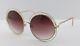 New Authentic Chloe Sunglasses Carlina Ce114s Gold Transparent Pink