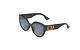 New Authentic Christian Dior Black/gold Dior 56mm Cat Eye Sunglasses