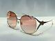 New Authentic Gucci Gg0225s 005 Gold Pink Oversize Women Sunglasses