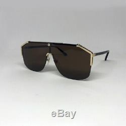 New Authentic Gucci GG0291S 002 Gold Havana Brown Sunglasses Eyewear Women Men