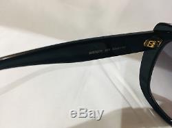 New Authentic Gucci GG0327S Black Sunglasses Grey Gradient Lens Cat Eye