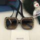 New Authentic Gucci Sunglasses Gg148s 003 Women's Brown Oversized Square Bling