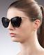 New Authentic Miu Miu Sunglasses Mu 10ns 1ab1a1 Black Gray 55mm Smu 10n