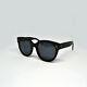 New Celine Audrey Cl 41755/s (807/3h) Polarized Black Gray Sunglasses Women