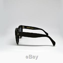 New CELINE AUDREY CL 41755/S (807/3H) Polarized Black Gray Sunglasses Women