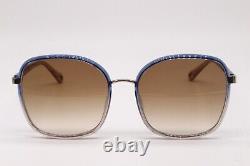 New Chloe Ch 0031s 003 Gold Blue Gradient Authentic Frames Sunglasses 59-19