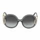 New Chloé Women Round Sunglasses Ce-703s-035 Gold Metal Gray Gradient Grey Lens