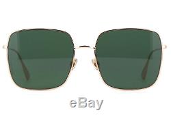 New Christian Dior STELLAIRE 1 Rose Gold /Green SUNGLASSES