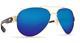 New Costa Del Mar Fishing Sunglasses South Point Gold Blue Mirror 580p Polarized