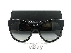 New Dolce & Gabbana Sunglasses DG4215 Black Mosaico 501/T3 Polarized Authentic