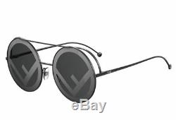 New Fendi RUN AWAY FF 0285/S 807/MD black/grey Sunglasses
