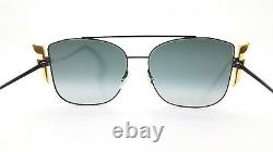 New Fendi sunglasses FF0380/G/S 8079O 62mm Black Gold Fendi F / Grey Gradient