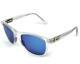New Genuine Maui Jim Women's Sunglasses Crystal White Matte Frame Hi Blue Lens