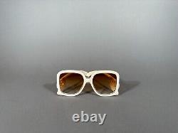 New Gucci Gg 1326 Square Oversized Ivory Sunglasses Brown Lens 002! Ships Today