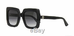 New Gucci Sunglasses Gg0328s 001 Black/gray Gradient Authentic
