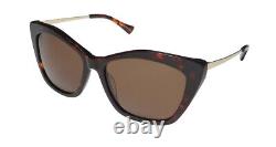 New Isaac Mizrahi 30230 Sunglasses Tortoise Metal & Plastic Cat Eye Tt Full-rim
