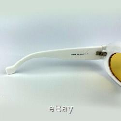 New LOEWE LW40033I Paulas Ibiza White Black Yellow Eyewear Sunglasses Men Women