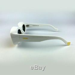 New LOEWE LW40033I Paulas Ibiza White Yellow Gray Eyewear Sunglasses Men Women