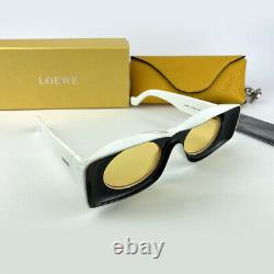 New LOEWE Paulas Ibiza LW40033I Black White Yellow Sunglasses Eyewear Men Women