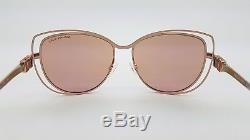 New Michael Kors sunglasses MK1013 1121R1 58 Audrina Silver Rose Gold Butterfly