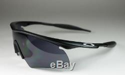 New Oakley SI M Frame Hybrid Sunglasses Matte Black/Gray Sport Shield 11-057