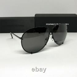 New PORSCHE DESIGN P8478 Titanium Matt Black Men Women Eyewear Sunglasses 69 MM