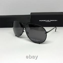 New PORSCHE DESIGN P8478 Titanium Matt Black Men Women Eyewear Sunglasses 69 MM