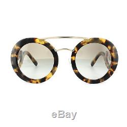 New Prada Sunglasses Baroque PR13SS 7S00A7 54 Blonde Havana Gold Grey Gradient