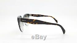 New Prada sunglasses PR04US VlP0A7 Clear Tortoise Grey Gradient AUTHENTIC PR 04