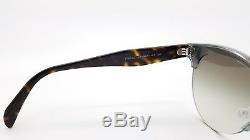 New Prada sunglasses PR04US VlP0A7 Clear Tortoise Grey Gradient AUTHENTIC PR 04