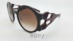 New Prada sunglasses PR13US DHO0A6 54mm Round Brown Gradient PR 13 GENUINE 13US