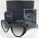 New Prada Sunglasses Pr14us 1ab0a7 Black Gradient Authentic Women Pr 14 Heart