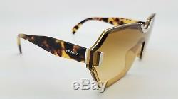 New Prada sunglasses PR15TS VIR1G0 Tortoise Bronze cat butterfly PR 15 AUTHENTIC