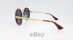 New Prada sunglasses PR50TS UE02K1 54mm Tortoise Gold Round PR50 PR 50 fashion