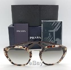 New Prada sunglasses PR 04TS UAO0A7 55mm Tortoise Gold Hex PR04 PR 04 AUTHENTIC