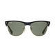 New Ray Ban Clubmaster Oversized Sunglasses Black Rb4175 877 57mm Square Uv Lens