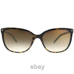New Tiffany & Co TF 4105HB 81343B Havana Tiffany Blue Sunglasses Brown Gradient