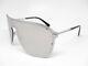 New Versace Ve 2180 1000/6g Silver Withlight Grey Mirror Silver Sunglasses