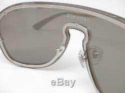 New Versace VE 2180 1000/6G Silver withLight Grey Mirror Silver Sunglasses