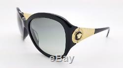 New Versace sunglasses VE4237 GB1/11 Black Grey Medusa 4237 CatEye cat AUTHENTIC