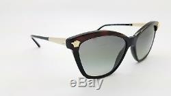 New Versace sunglasses VE4313 518011 57 Tortoise Gold Medusa 4350 Cateye GENUINE