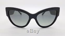 New Versace sunglasses VE4322 GB1/11 Black Grey Medusa 4322 CatEye cat AUTHENTIC