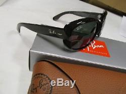 New -ray-ban Jackie Ohh Sunglasses Rb4101 601/58 Black/green Lens 58mm