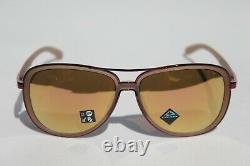 OAKLEY Split Time Sunglasses Womens Matte Sepia/Prizm Rose Gold NEW OO4129-1558
