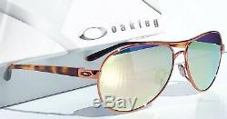 Oakley Feedback Rose Gold POLARIZED Galaxy Mirror Aviator Women's Sunglass 4079