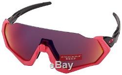 Oakley Flight Jacket Sunglasses OO9401-0637 Neon Pink Prizm Road Lens BNIB