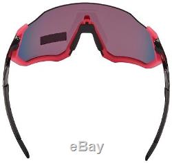 Oakley Flight Jacket Sunglasses OO9401-0637 Neon Pink Prizm Road Lens BNIB