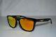 Oakley Frogskins Valentino Rossi Sunglasses 24-325 Polished Black/fire Iridium