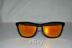 Oakley Frogskins Valentino Rossi Sunglasses 24-325 Polished Black/Fire Iridium