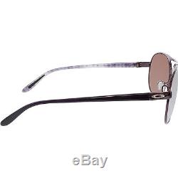 Oakley Women's Polarized Feedback OO4079-10 Purple Aviator Sunglasses